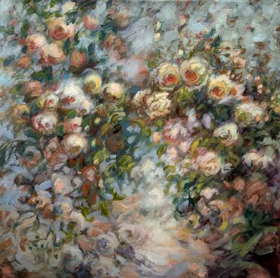 Falling Over Myself With Joy #326 48”x48”