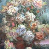 Red Pot of Vincent Roses #240