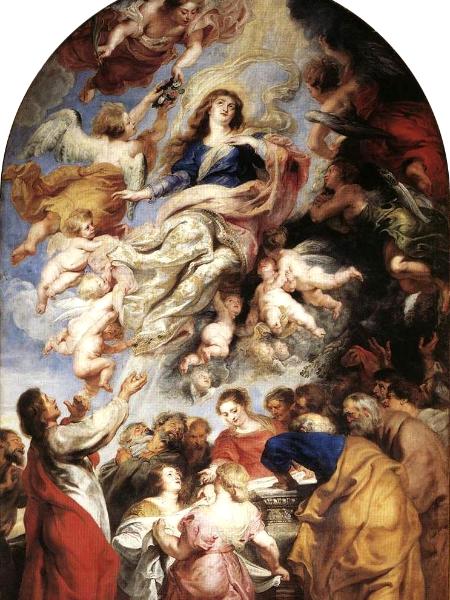 The Assumption of Mary by Rubens, circa 1626 The Assumption of Mary by Rubens, circa 1626