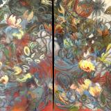 Wonderment #212 Diptych (2) 36 x 48